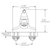 Speakman Manual 2 Hole Single Lever Faucet, Polished Chrome SB-2111-BO